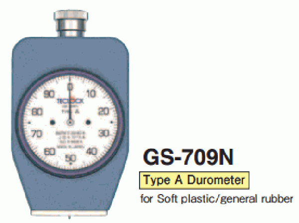 Đồng hồ đo độ cứng cao su, rubber hardness tester, Type A Durometer GS-709N, TECLOCK